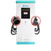 GBT+CCS1 120kw DC Fast EV Charger Electric Vehicle Charging Pile Manufacturer Charging Stations with Two Guns